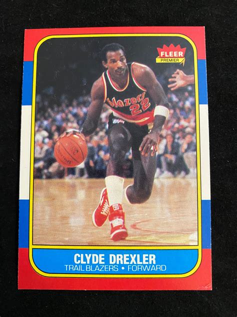 Clyde drexler card - 1983-84 Star #100 Clyde Drexler Rookie RC Card NM-MT+ Portland Trailblazers HOF #100 [eBay] $255.00: Report It: 2022-04-27: 1983-84 Star Clyde Drexler Rookie Card Near Mint-Mint Condition RARE #100 #100 [eBay] $199.99: Report It: 2022-04-12: 1983-84 Star #100 Clyde Drexler Portland Trailblazers NR-MINT #100 [eBay]
